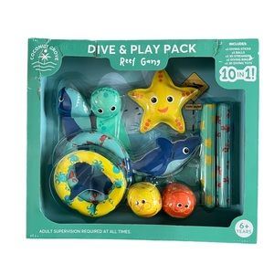 NIB Coconut Grove Dive and Play Pack- Reef Gang- Set of 10